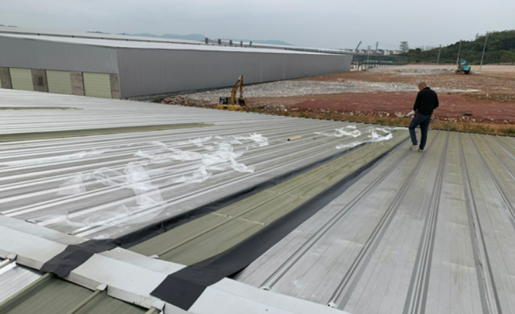 黄州厂房屋面防水维修案例